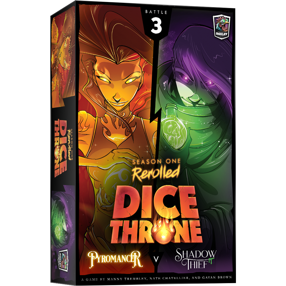 Dice Throne: Season 1 Rerolled - Box 3 - Pyromancer vs. Shadow Thief