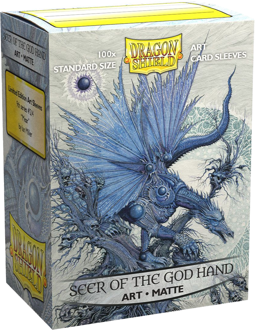 Dragon Shields: (100) Matte Art - Seer of the God Hand