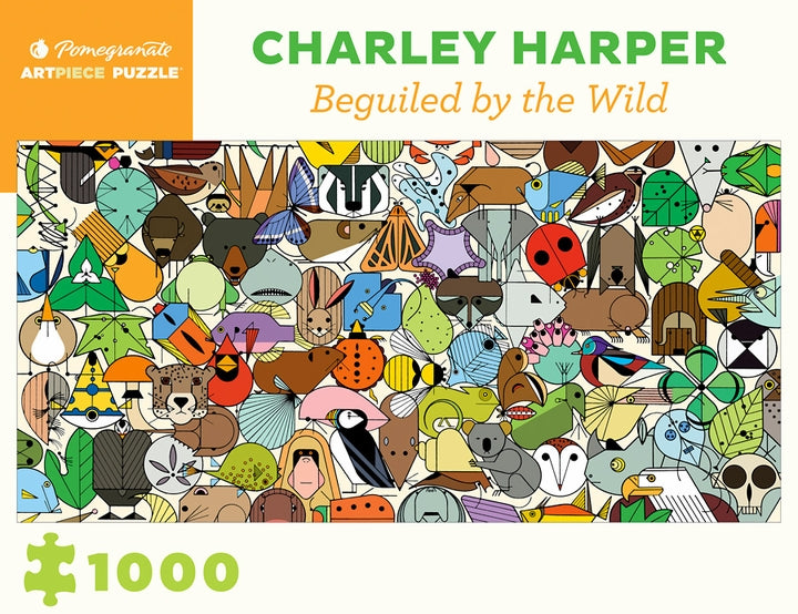 Pomegranate Artpiece Puzzle: 1000 Pieces - Charley Harper: Beguiled by Wild