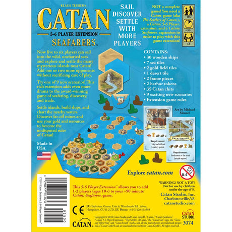 CATAN: Seafarers 5-6 Player Expansion