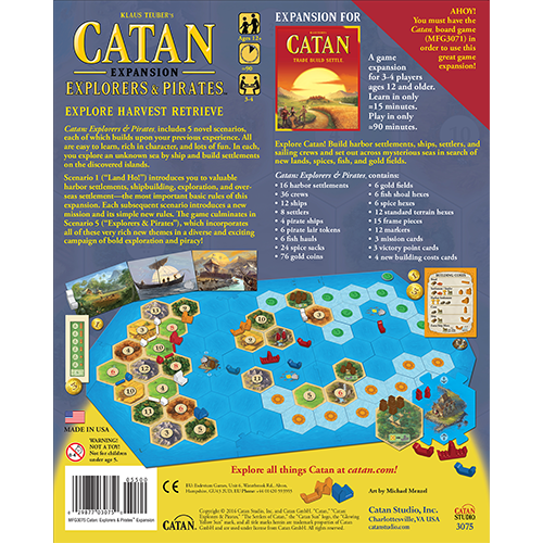 CATAN: Explorers and Pirates Expansion