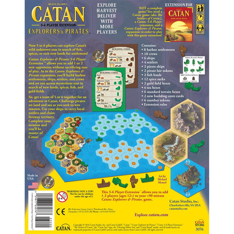 CATAN: Explorers and Pirates 5-6 Player Expansion