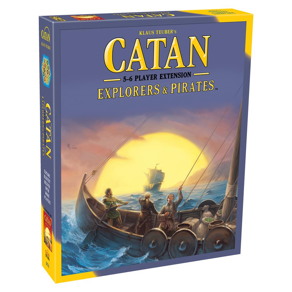 Catan Board Game Family Games CATAN 5-6 Player Board Game Expansion (6th Edition) Add More Players To Your Adventure, Ages 10 , 3-6 Players, 60-90 Minute Playtime Catan Game Extension Juegos De Mesa