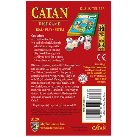 CATAN: Dice Game Clamshell Edition