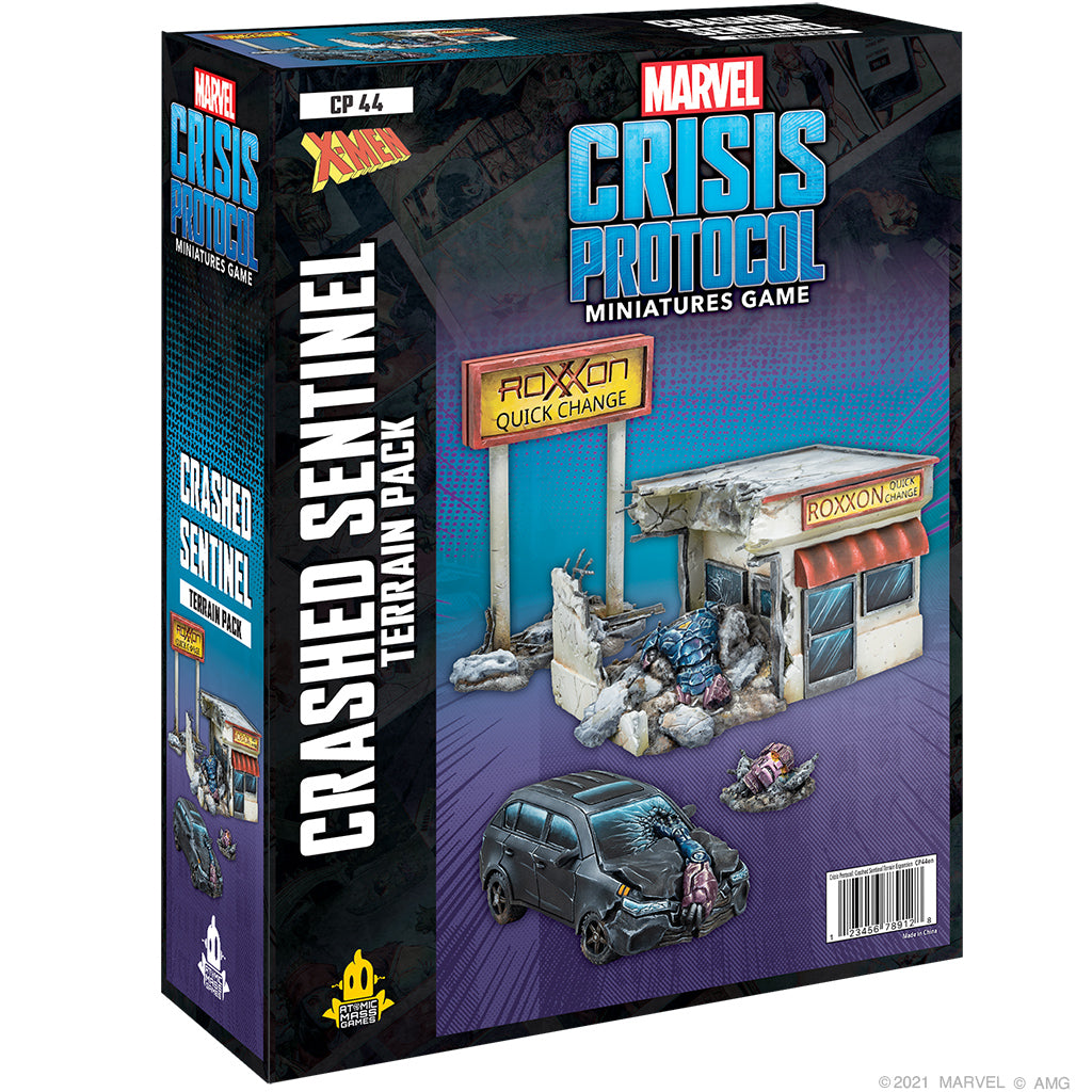 Marvel Crisis Protocol: Crashed Sentinel Terrain Pack – Gongaii Games
