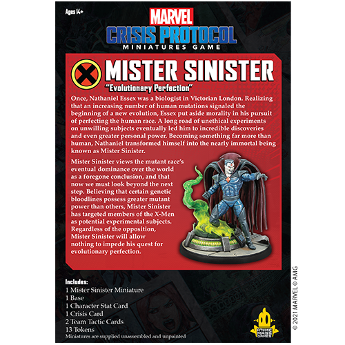 Marvel Crisis Protocol: Mister Sinister