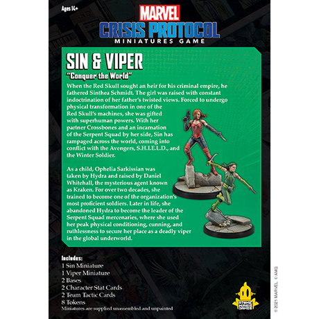 Marvel Crisis Protocol: Sin and Viper