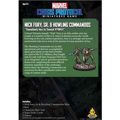 Marvel Crisis Protocol: Nick Fury SR. & Howling Commandos