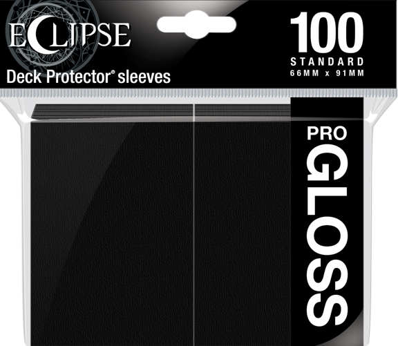Pro-Matte Eclipse 2.0 Standard Deck Protector Sleeves: Black (100)
