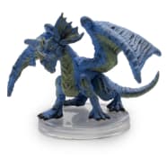 D&D Icons of the Realms Fizban's Treasury of Dragons #10 Blue Dragon Wyrmling