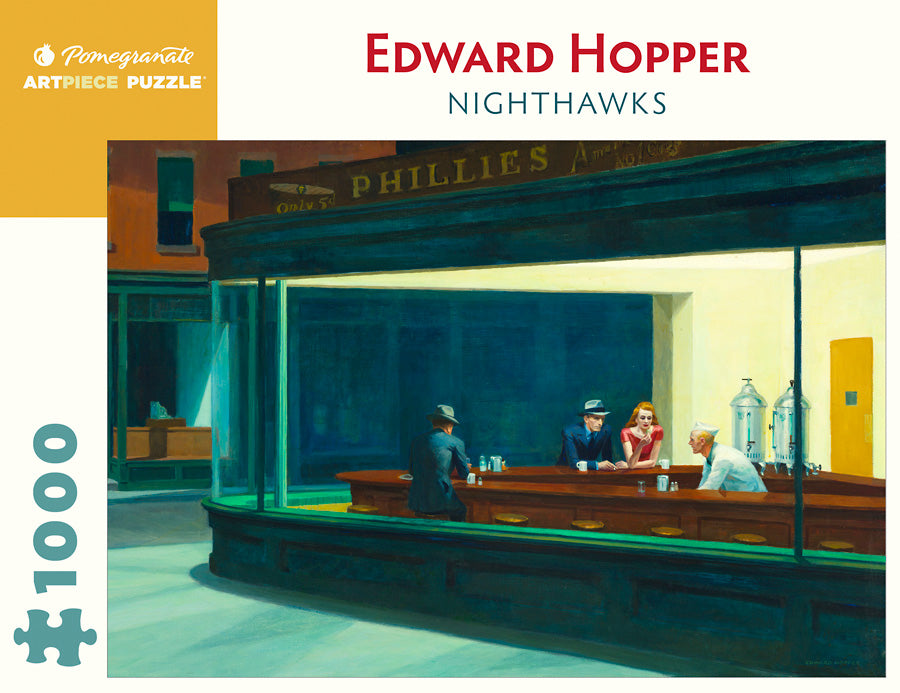 Pomegranate Artpiece Puzzle: 1000 Pieces - Edward Hopper: Nighthawks