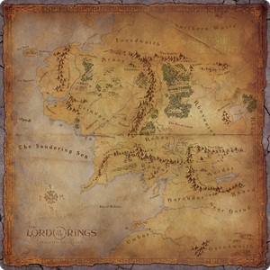 Lord of The Rings: Journeys in Middle-earth - Playmat