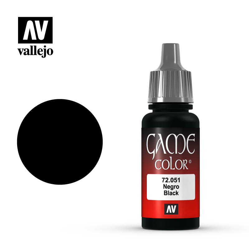 Vallejo Game Color: Black (17ml)