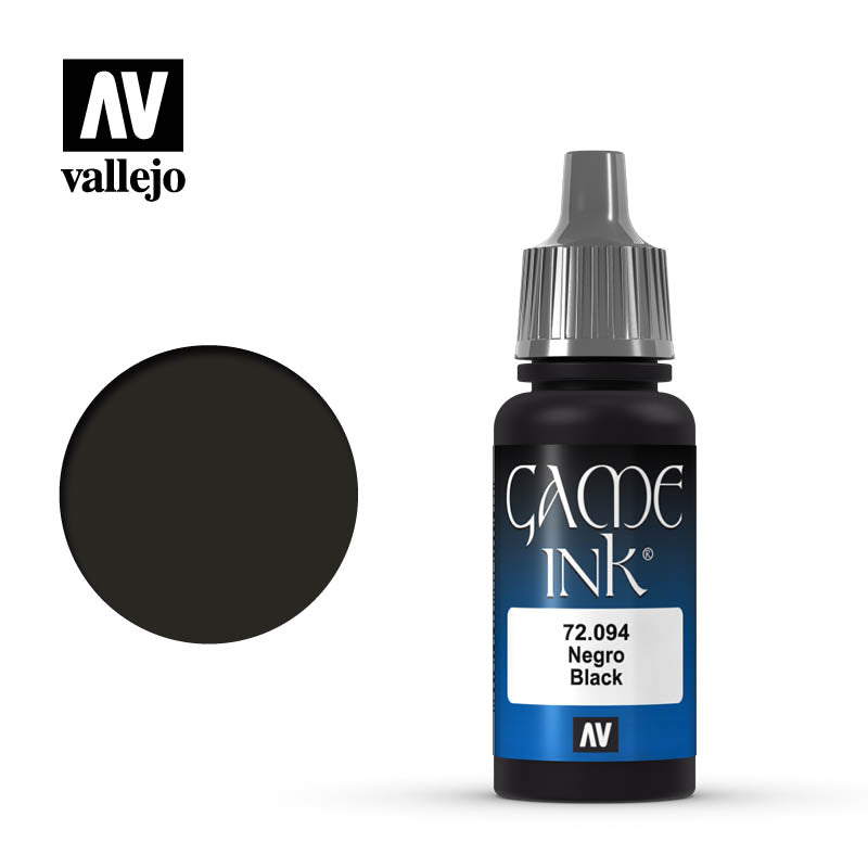 Vallejo Game Ink: Black (17ml)