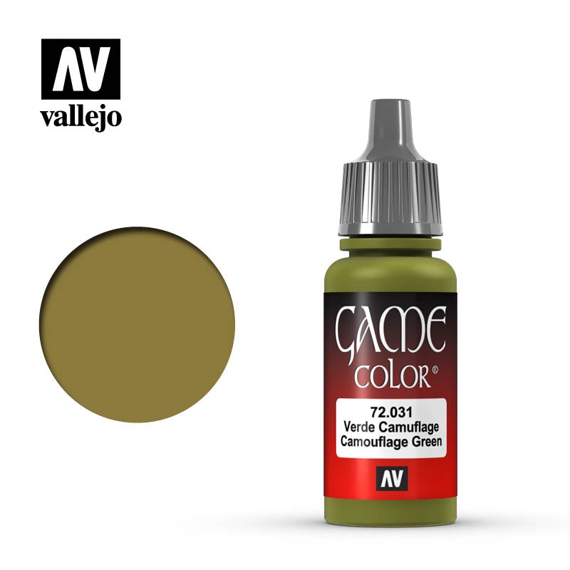 Vallejo Game Color: Camouflage Green (17ml)