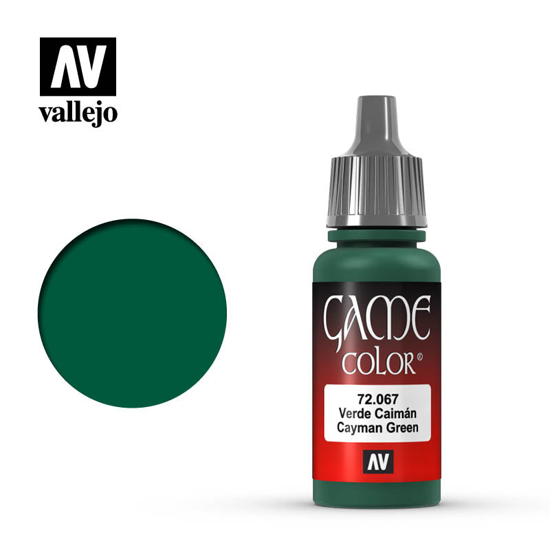 Vallejo Game Color: Cayman Green (17ml)