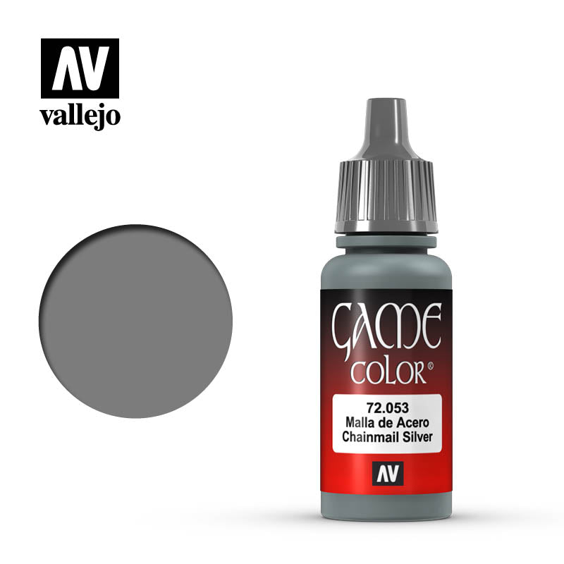Vallejo Game Color: Chainmail Silver (17ml)