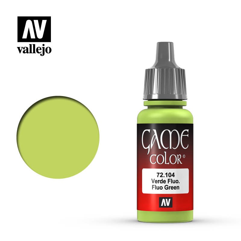 Vallejo Game Color: Fluo Green (17ml)
