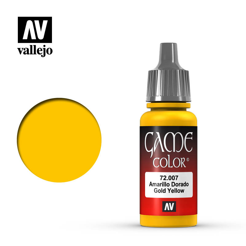 Vallejo Game Color: Gold Yellow (17ml)