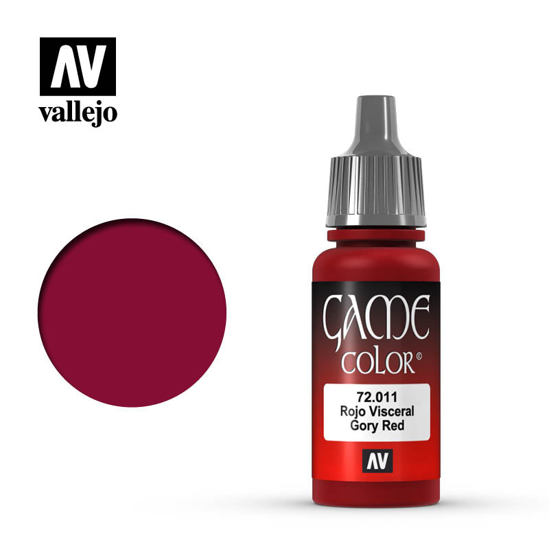 Vallejo Game Color: Gory Red (17ml)
