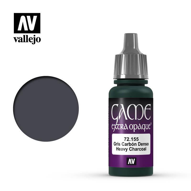 Vallejo Game Extra Opaque: Heavy Charcoal (17ml)