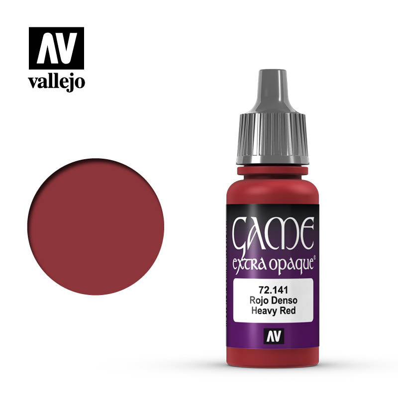 Vallejo Game Extra Opaque: Heavy Red (17ml)