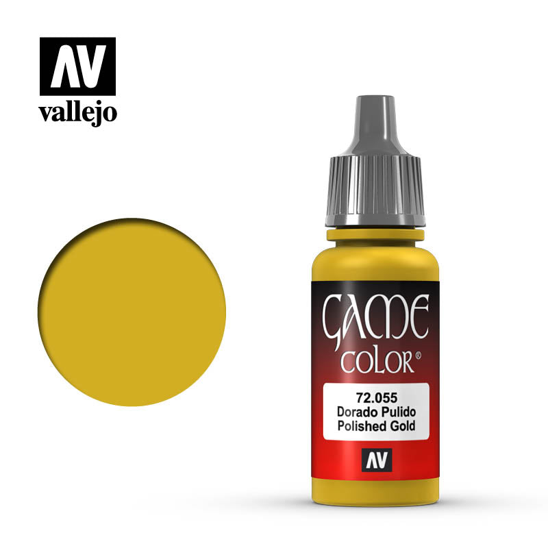 Vallejo Game Color: Polished Gold (17ml)