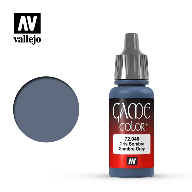 Vallejo Game Color: Sombre Grey (17ml)