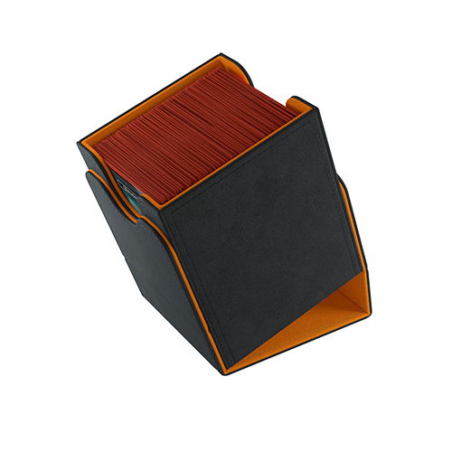 Squire 100+ Card Convertible Deck Box: XL Black/Orange (2021 Edition)