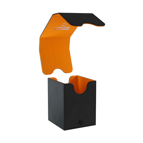 Squire 100+ Card Convertible Deck Box: XL Black/Orange (2021 Edition)