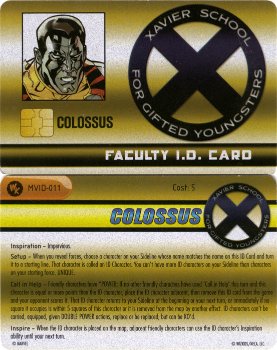 HeroClix X-Men Xavier's School Set Colossus - MVID-011