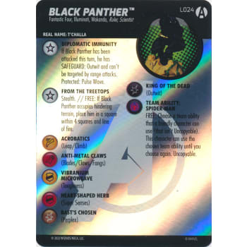 Marvel HeroClix: Avengers Forever #L024 Black Panther