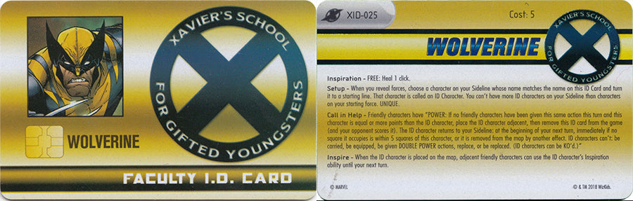 HeroClix X-Men Xavier's School Set Wolverine XID-025