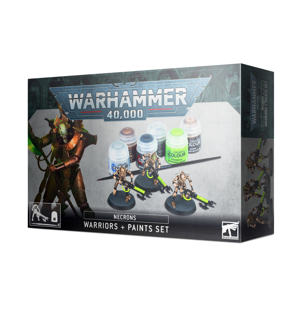 Warhammer 40,000: Necrons Warriors and Paint Set