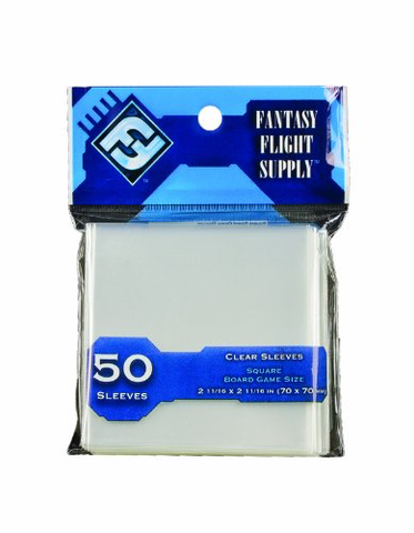 Square Board Gamae Sleeves (50) (Blue)