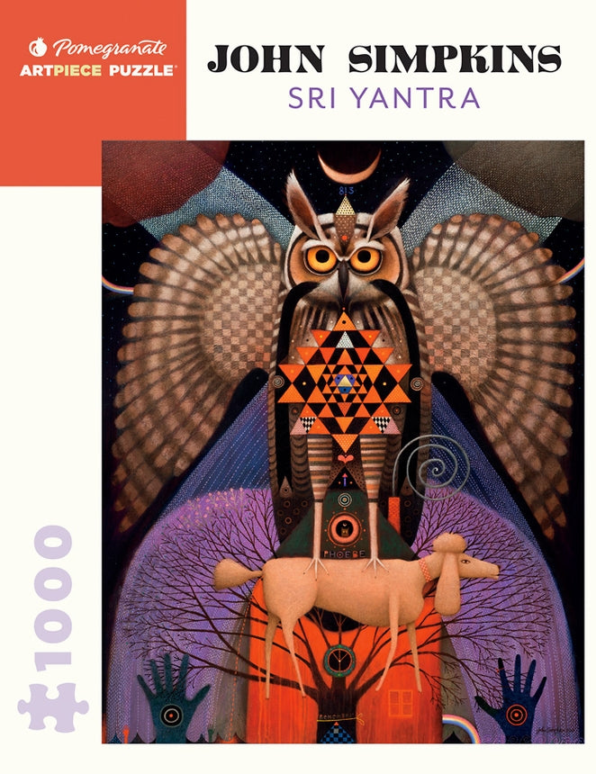 Pomegranate Artpiece Puzzle: 1000 Pieces - John Simpkins - Sri Yantra