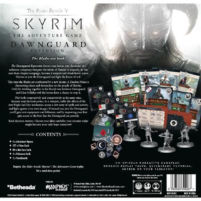 The Elder Scrolls: Skyrim Adventure Board Game Dawngaurd Expansion