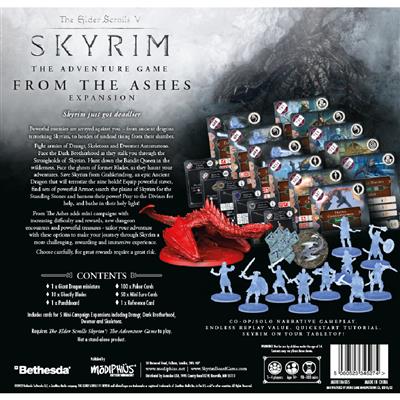 The Elder Scrolls: Skyrim Adventure Board Game From the Ashes Expansion