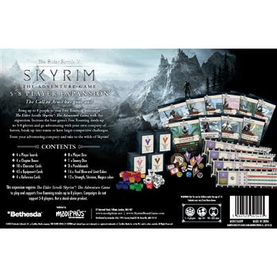 The Elder Scrolls: Skyrim Adventure Board Game 5-8 Expansion