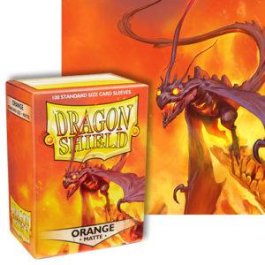 Dragon Shields: (100) Matte Orange