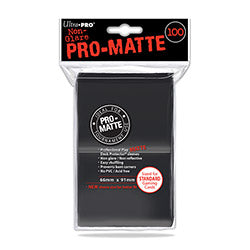 Deck Protectors: Pro-Matte- Black (100)