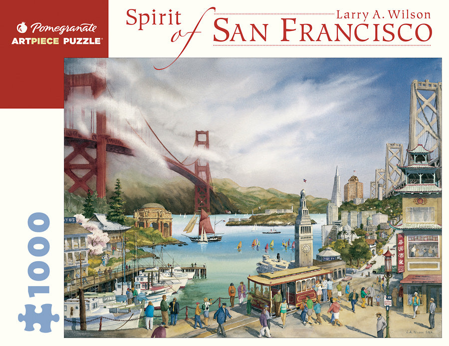 Pomegranate Artpiece Puzzle: 1000 Pieces - Larry A. Wilson - Spirit of San Francisco