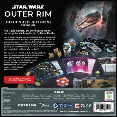 Star Wars: Outer Rim Unfinished Business Expansion