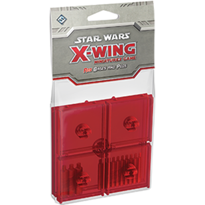 Star Wars X-Wing - Red Bases and Pegs