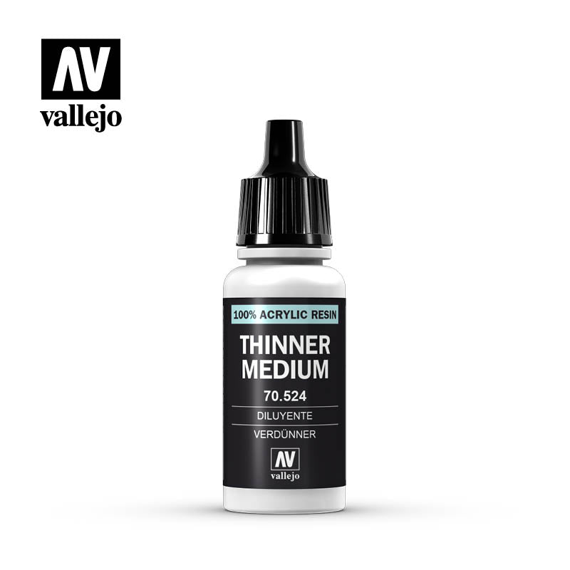 Vallejo Auxillaries: Thinner (17ml)