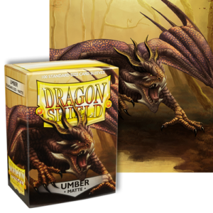 Dragon Shields: (100) Matte Umber