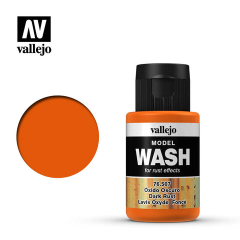 Vallejo Model Wash: Dark Rust (35ml)