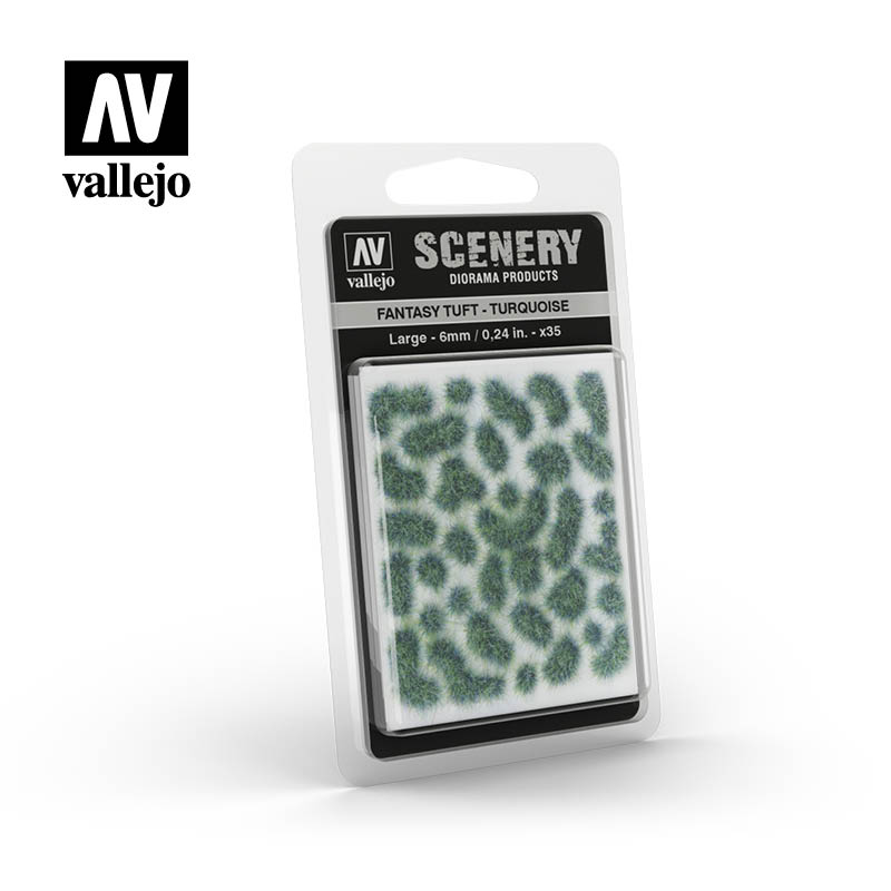 Vallejo Scenery: Fantasy Tuft - Turquoise (6mm)