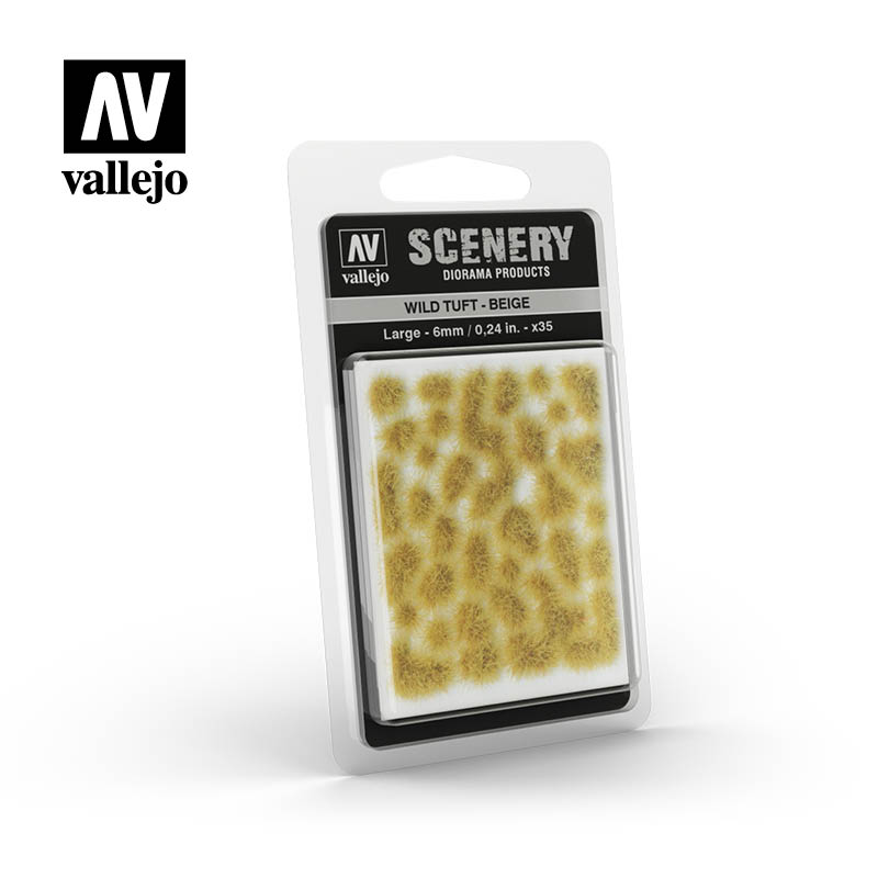 Vallejo Scenery: Wild Tuft - Beige (6mm)